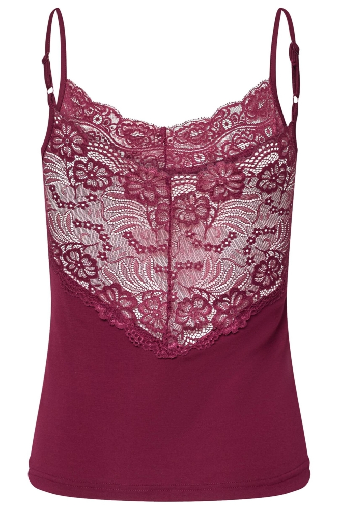 SisterS point bordeaux dames top | Achteraanzicht