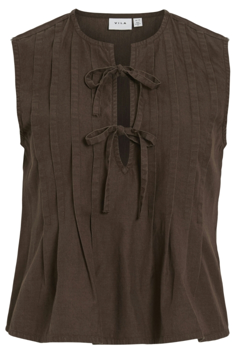 Vila bruine dames top | Vooraanzicht