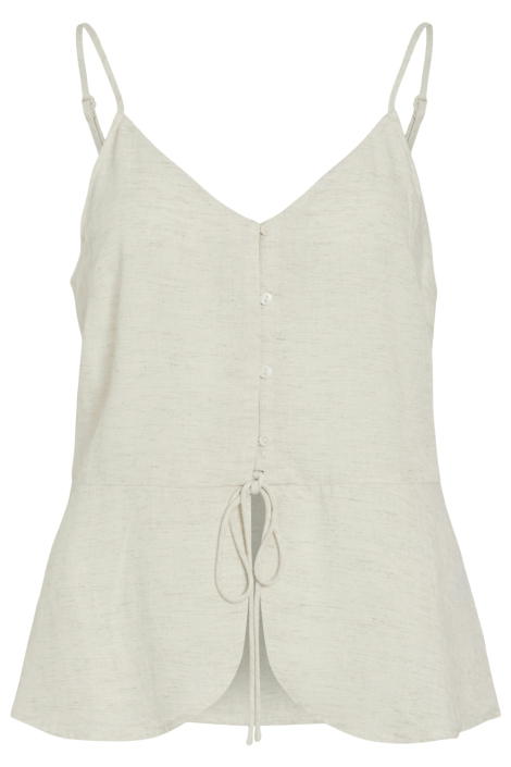 Vila beige dames top | Vooraanzicht