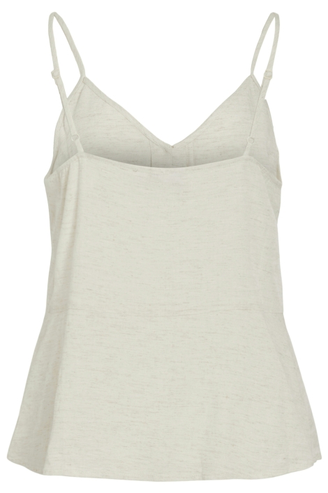 Vila beige dames top | Achteraanzicht