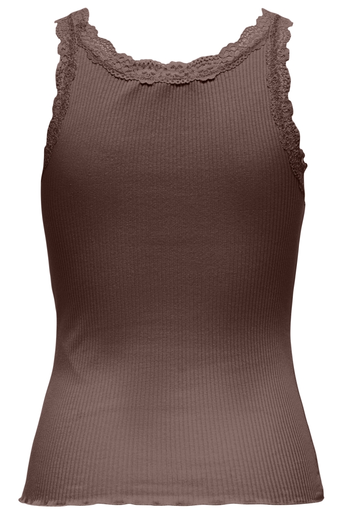 Only bruine dames top | Achteraanzicht