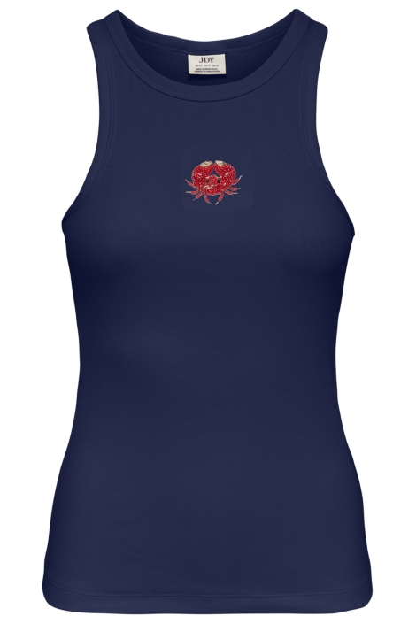 Jacqueline de Yong blauwe dames top | Vooraanzicht