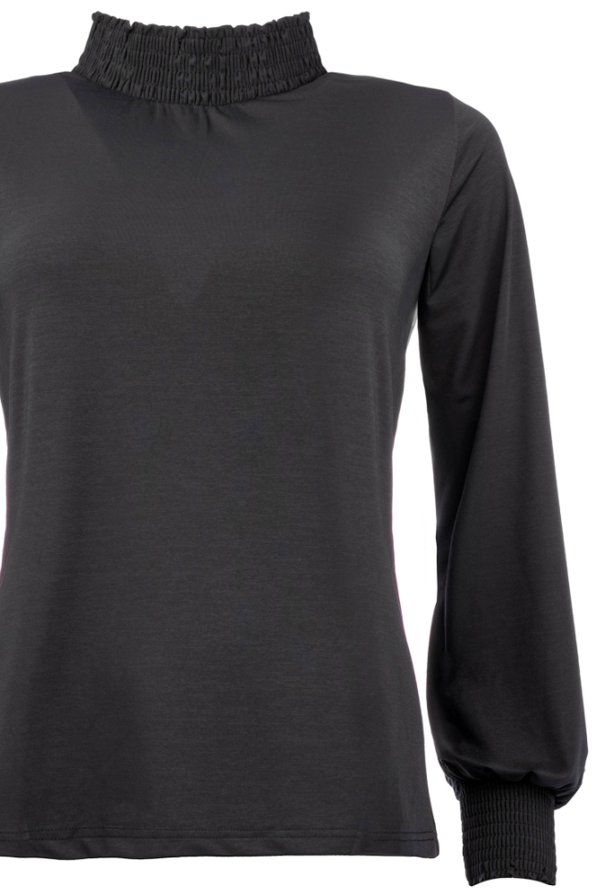 NED blauwe dames t-shirt | Close up