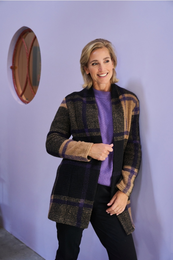 NED blauwe dames vest | Sfeerbeeld, In situatie