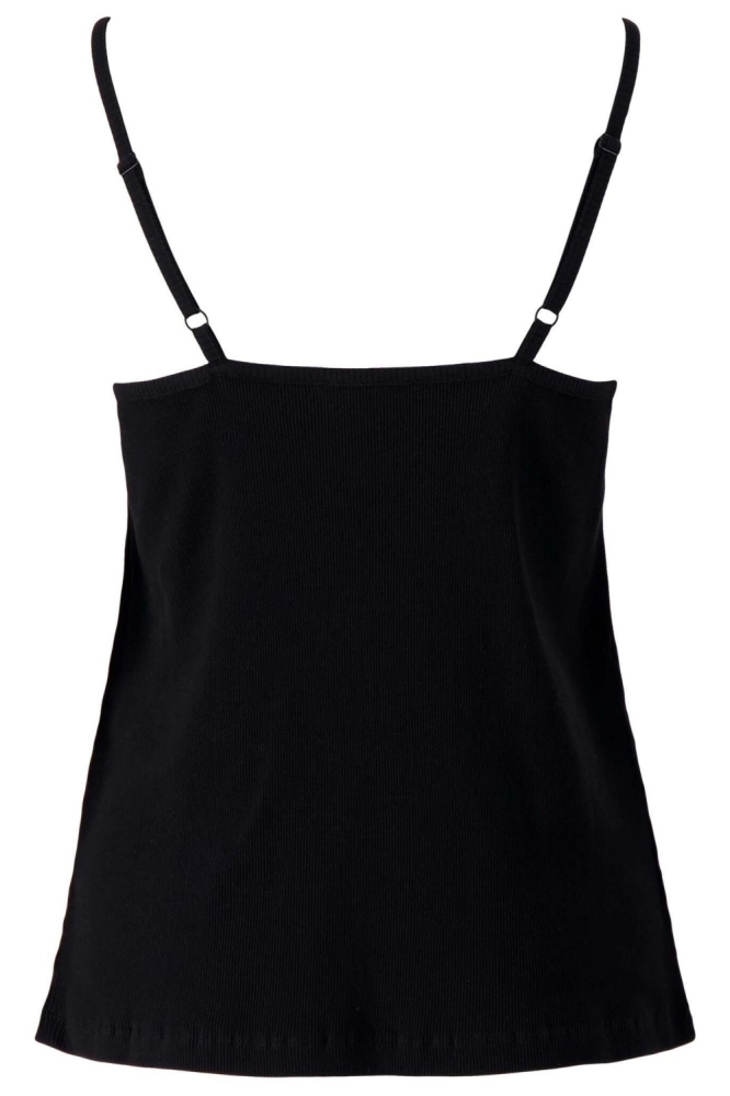 Zusss zwarte dames top | Achteraanzicht