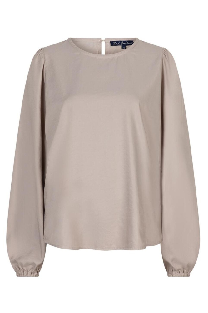 Red Button beige dames blouse | Vooraanzicht