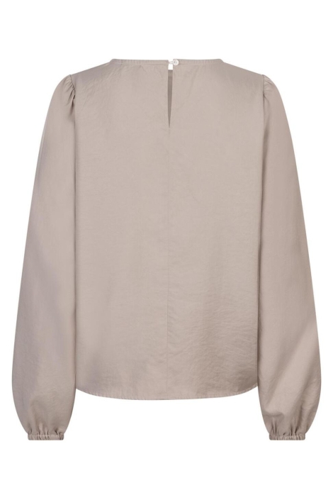 Red Button beige dames blouse | Achteraanzicht