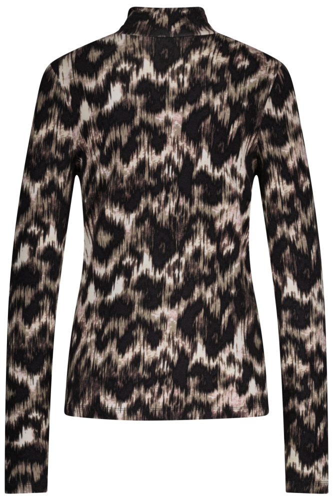 Red Button camel dames t-shirt | Achteraanzicht