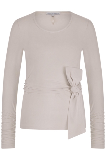 Red Button TEE WITH BOW SRB4707 CREAM