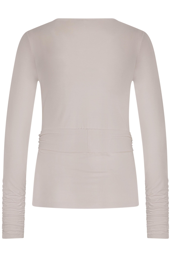 Red Button beige dames t-shirt | Achteraanzicht