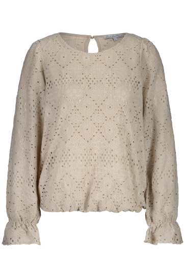 Red Button T-shirt TOP AJOUR SRB4645 Stone