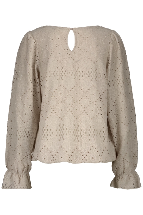 Red Button beige dames t-shirt | Achteraanzicht