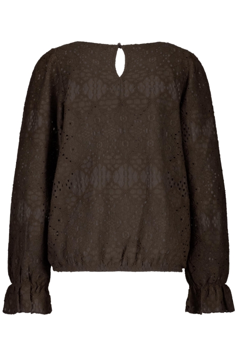 Red Button bruine dames t-shirt | Achteraanzicht