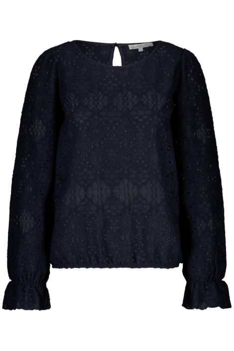 Red Button blauwe dames t-shirt | Vooraanzicht