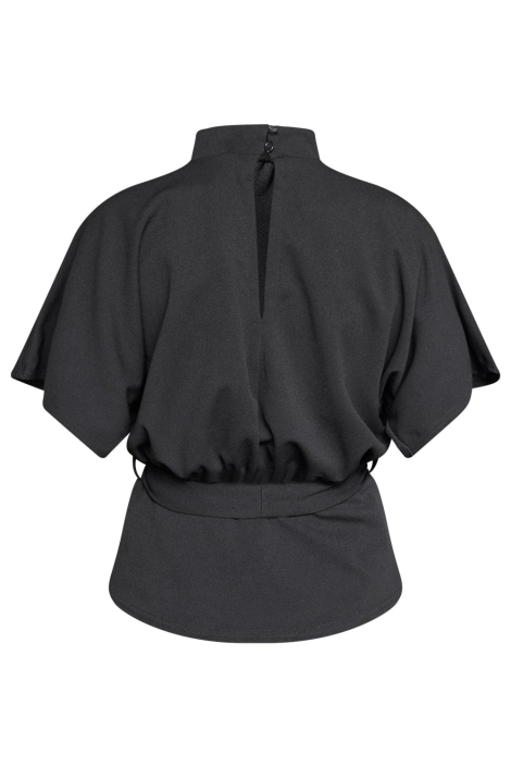 SisterS point zwarte dames blouse | Achteraanzicht