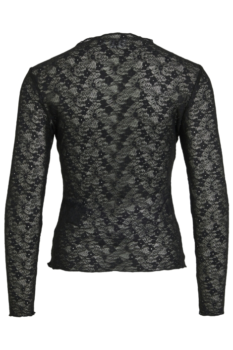 Vila zwarte dames t-shirt | Achteraanzicht