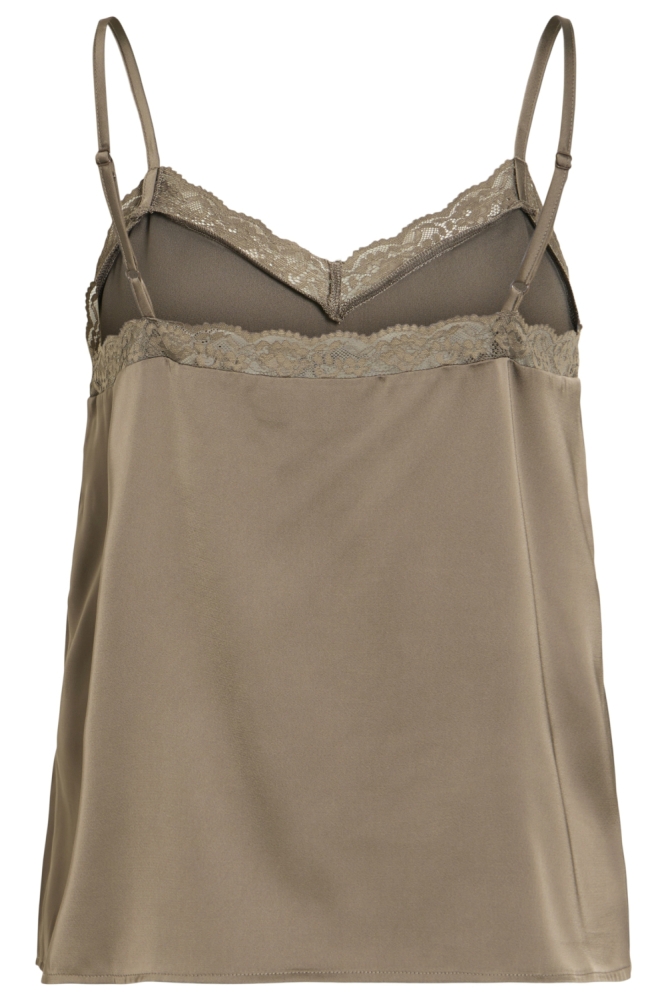 Vila bruine dames top | Achteraanzicht
