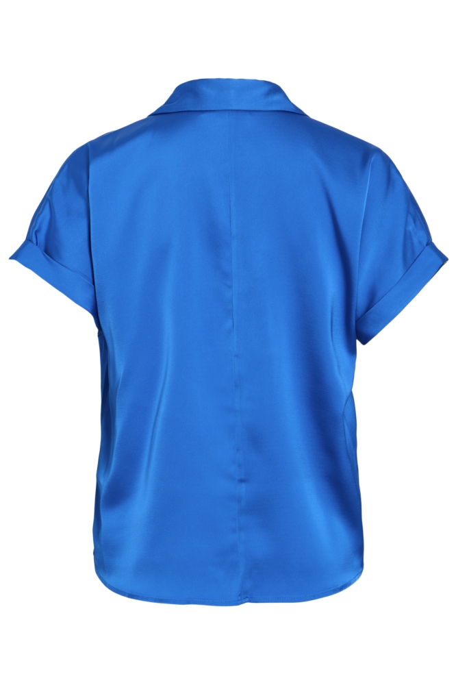 Vila blauwe dames blouse | Achteraanzicht