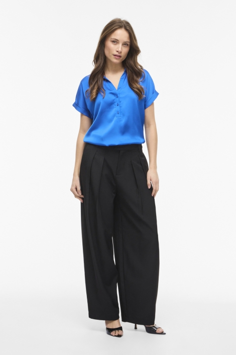 Vila blauwe dames blouse | Model