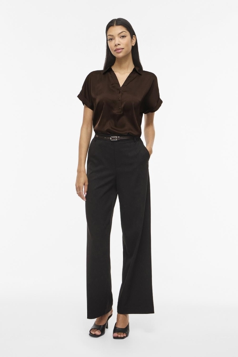 Vila bruine dames t-shirt | Model