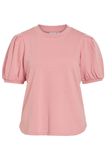 Vila T-shirt VIHARISA CREW NECK 2/4 SWEAT TOP/PB 14115674 Mauveglow