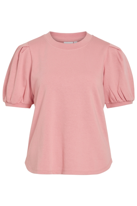 Vila roze dames t-shirt | Vooraanzicht