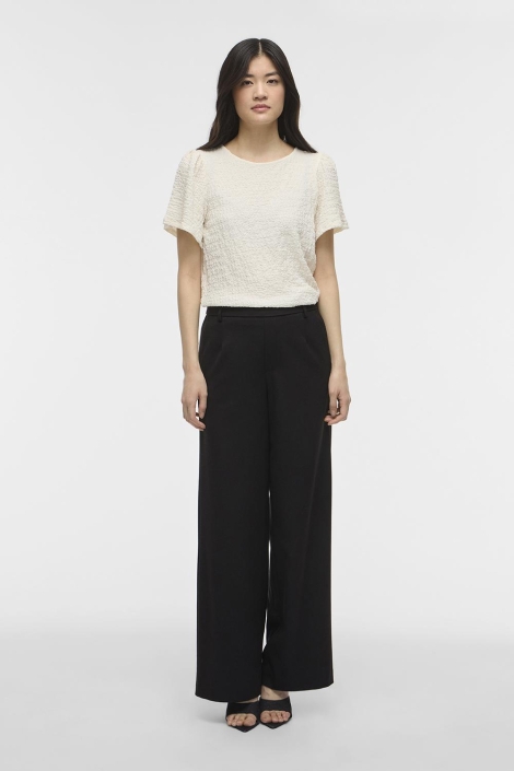 Vila ecru dames t-shirt | Model
