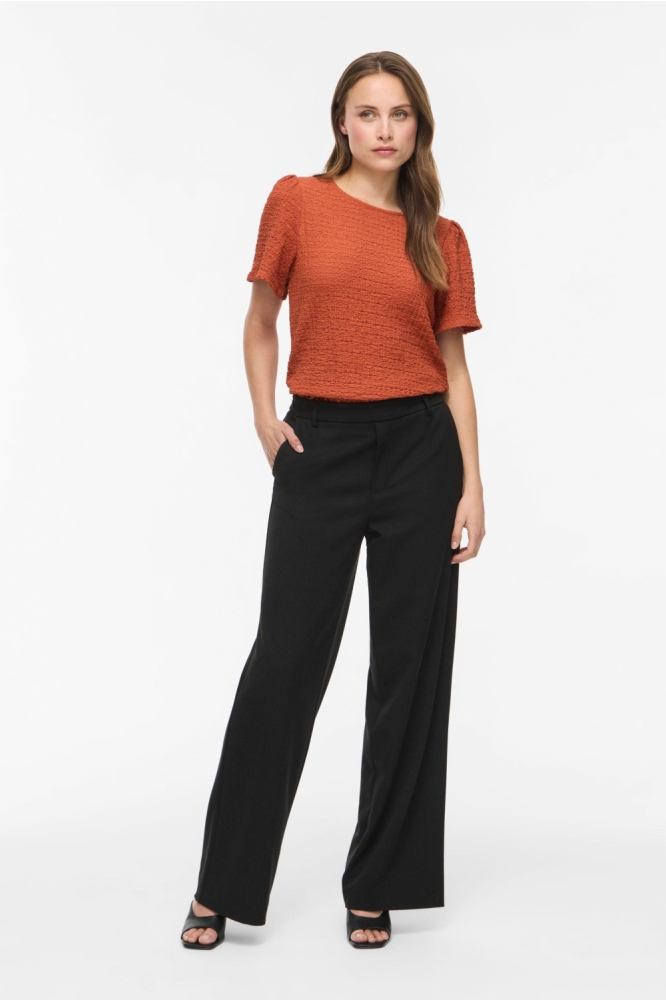 Vila oranje dames t-shirt | Model