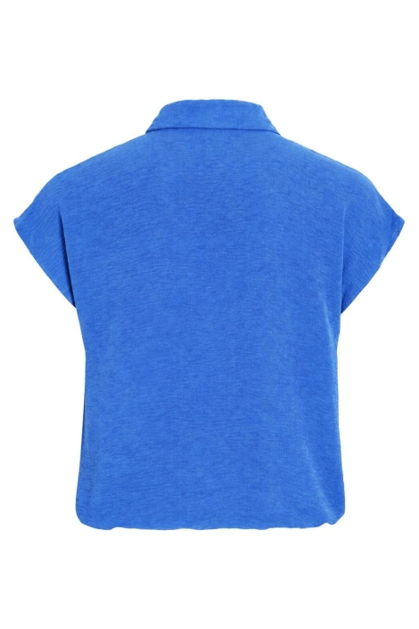 Vila blauwe dames blouse | Achteraanzicht