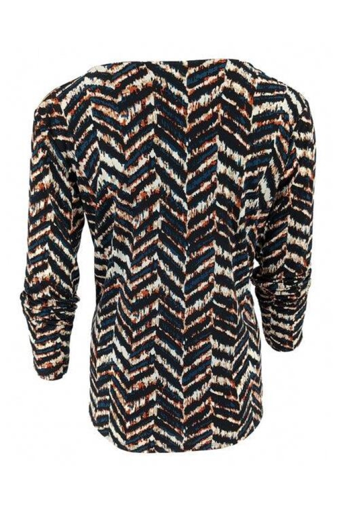 FOS Amsterdam groene dames t-shirt | Achteraanzicht