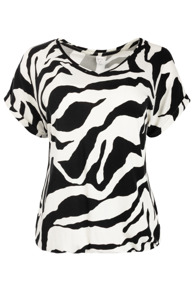 NED witte dames t-shirt | Vooraanzicht