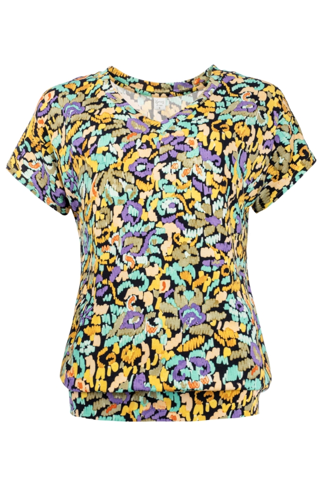 NED zwarte dames t-shirt | Vooraanzicht