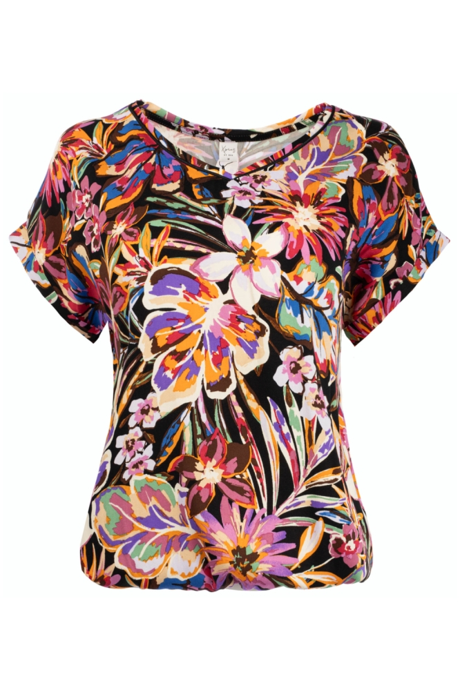 NED zwarte dames t-shirt | Vooraanzicht