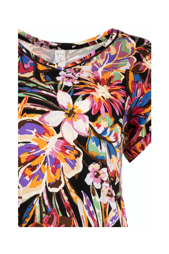 NED zwarte dames t-shirt | Close up