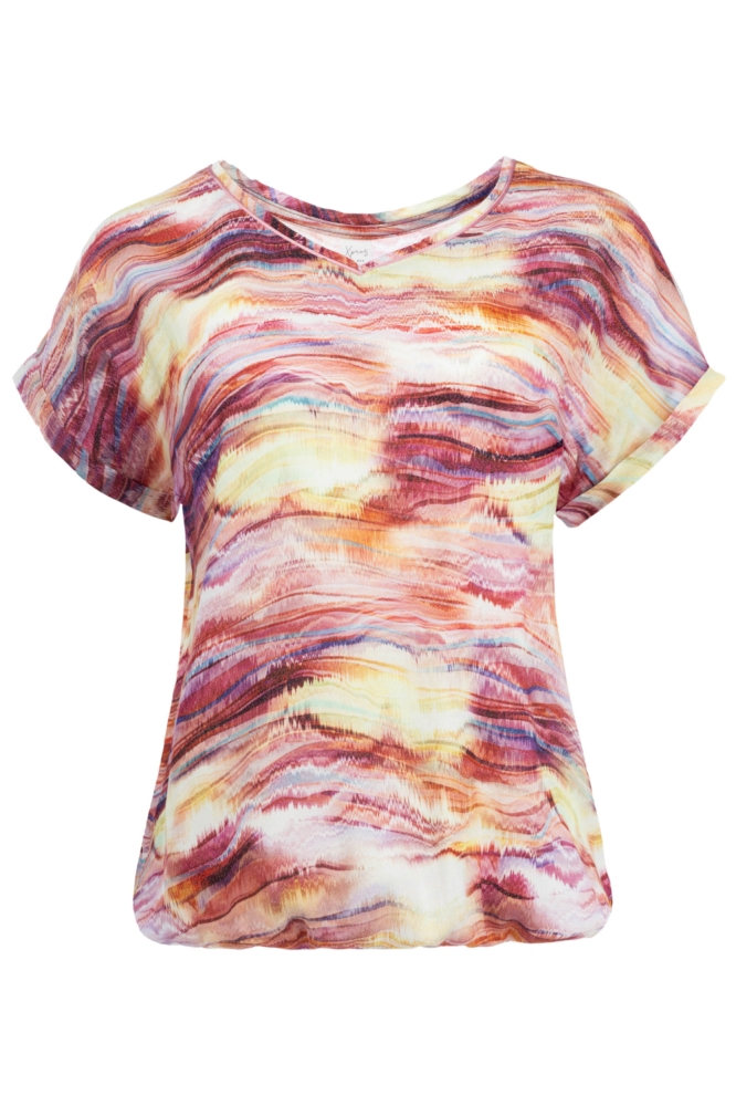 NED roze dames t-shirt | Vooraanzicht