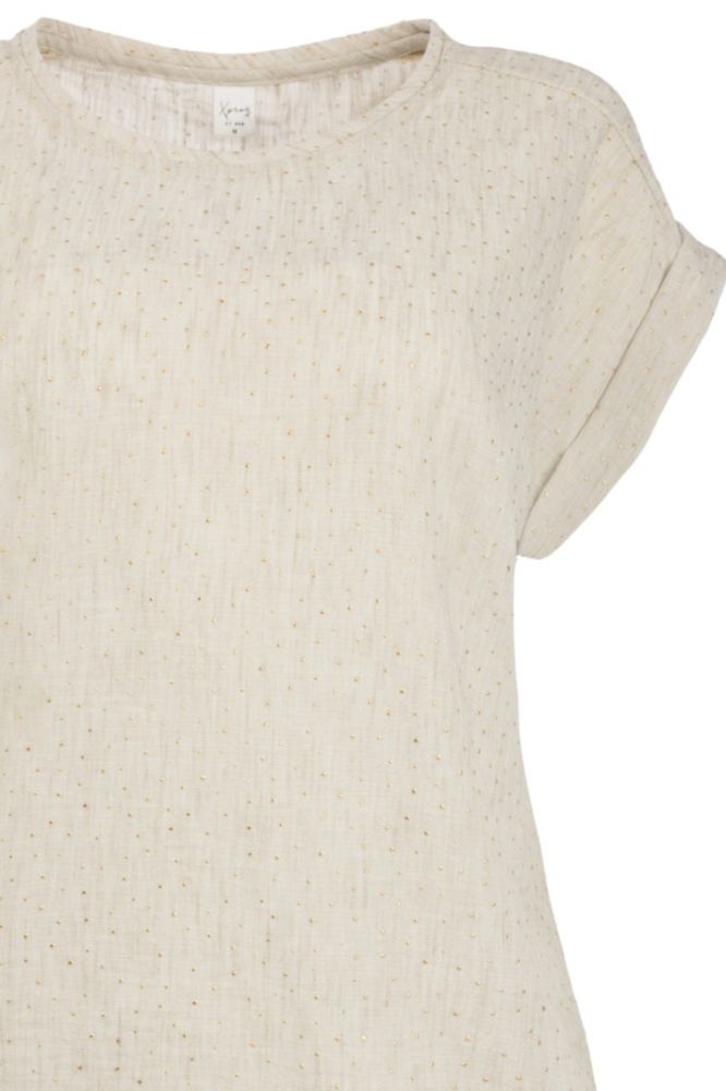 NED zand dames t-shirt | Close up