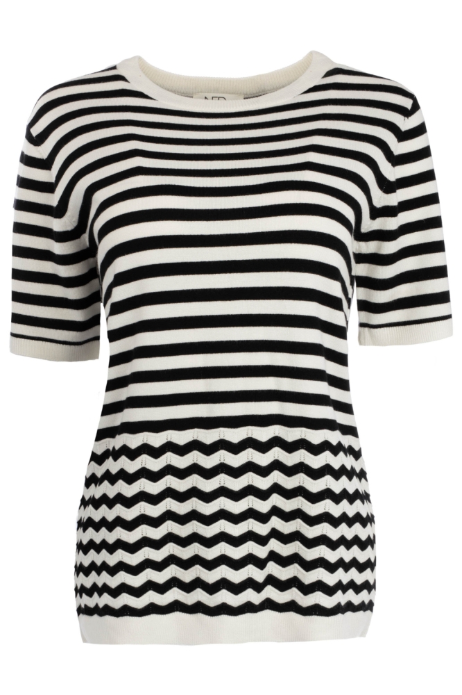 NED witte dames t-shirt | Vooraanzicht