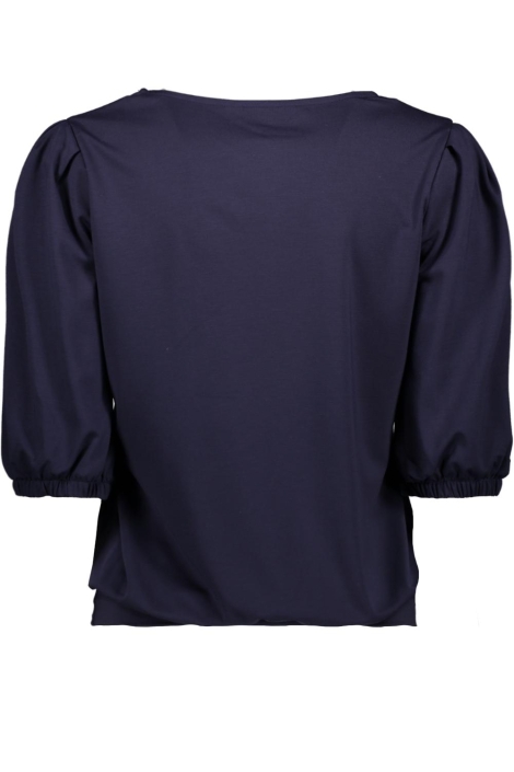 NED blauwe dames t-shirt | Achteraanzicht