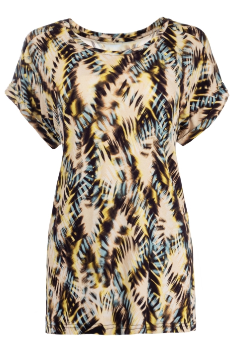 NED multi color dames t-shirt | Vooraanzicht