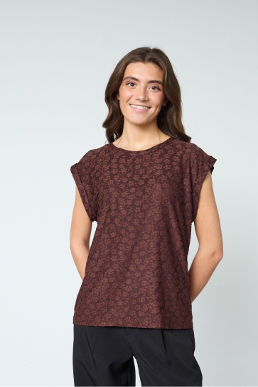 SisterS point T-shirt LOW 409 19544 Brown/Stone