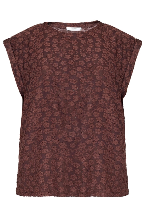 SisterS point bruine dames t-shirt | Vooraanzicht