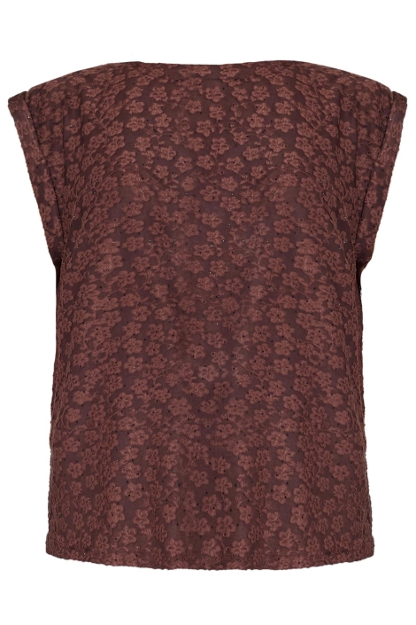 SisterS point bruine dames t-shirt | Achteraanzicht