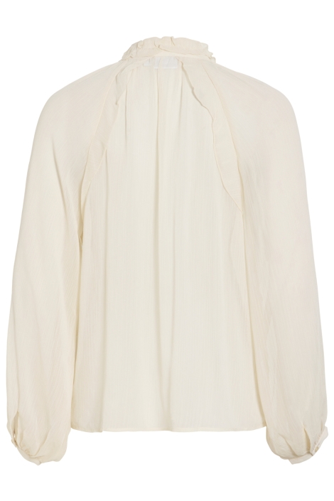 Vila beige dames blouse | Achteraanzicht