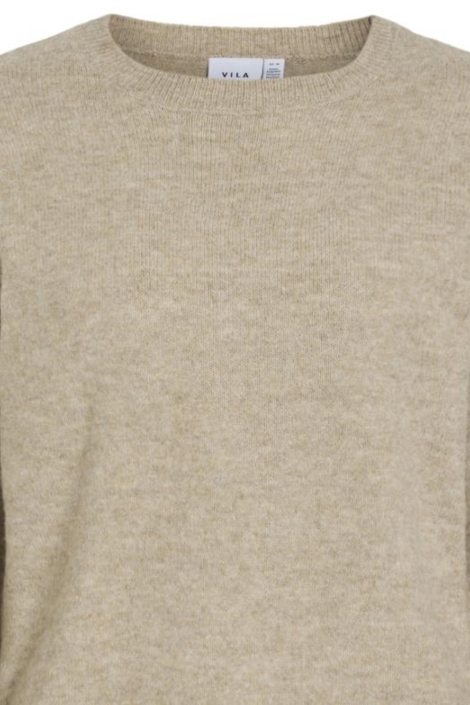 Vila beige dames trui | Close up