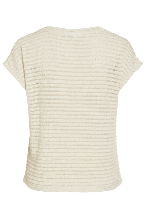 Vila beige dames t-shirt | Achteraanzicht