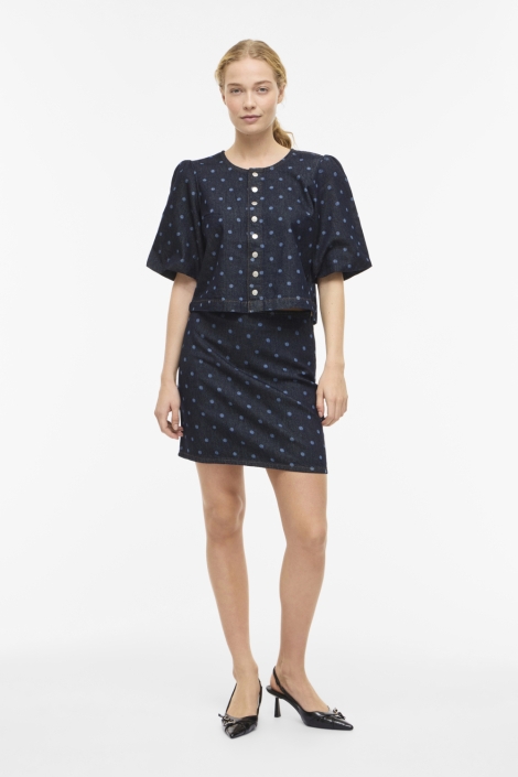 Vila blauwe dames blouse | Model