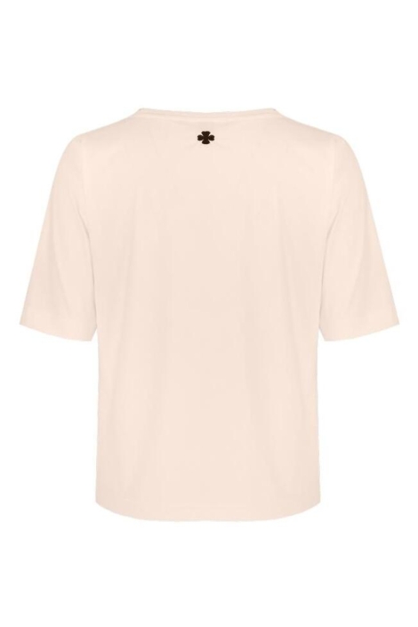 C&S The Label zand dames t-shirt | Achteraanzicht