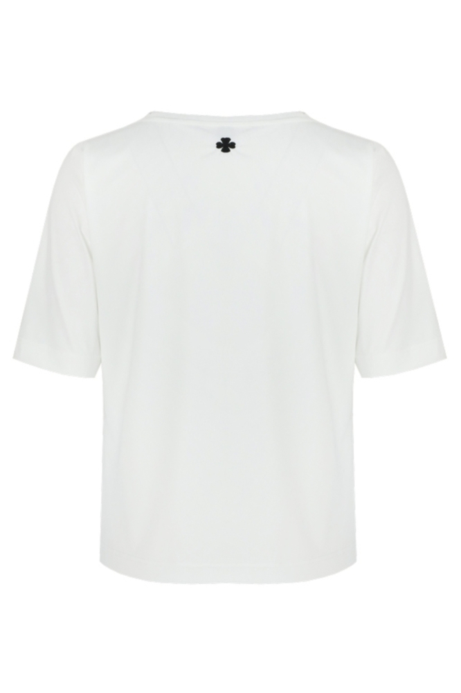 C&S The Label witte dames t-shirt | Achteraanzicht