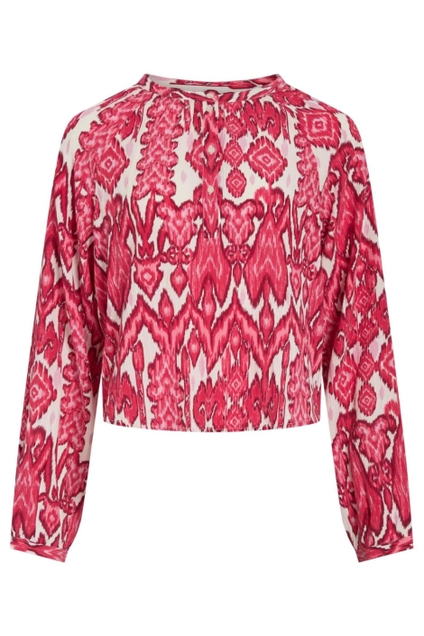 Vila roze dames blouse | Vooraanzicht