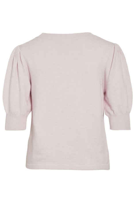 Vila roze dames t-shirt | Achteraanzicht